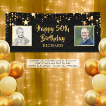 Gelukkige 50e verjaardag toen & nu foto's sterren