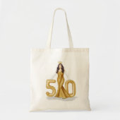 Gelukkige 50e verjaardag tote bag (Voorkant)