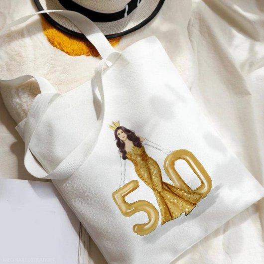 Gelukkige 50e verjaardag tote bag