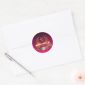 Gelukkige 50ste Bruiloft Jubileum Sticker (Envelop)