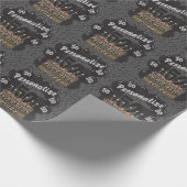 Gelukkige 50ste verjaardag - Over de heuvel Cadeaupapier (Hoek)