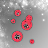 Gelukkige 50ste Verjaardag Rode en Zwarte Rozen | Confetti