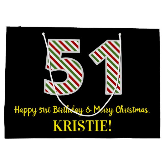 Gelukkige 51ste Verjaardag & Vrolijke Kerstmis, Do Groot Cadeauzakje (Achterkant)