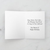 Gelukkige 55ste verjaardag Kaart (Binnen)