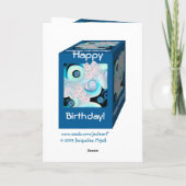 Gelukkige 58ste Verjaardag - 58 Zillion Kaart (Achterkant)