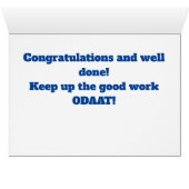 Gelukkige 5e nuchtere verjaardag (Binnen Horizontaal (Onder))