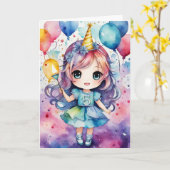 Gelukkige 5e verjaardag, kleine ster! kaart (Gele Bloem)