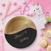 Gelukkige 5e verjaardag papieren bordje (Feest)