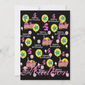 Gelukkige 5e Verjaardag Uitnodiging Verjaardag #5 (Voorkant)