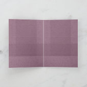 Gelukkige 60e verjaardag in roze en paarse kleuren kaart (Binnen)