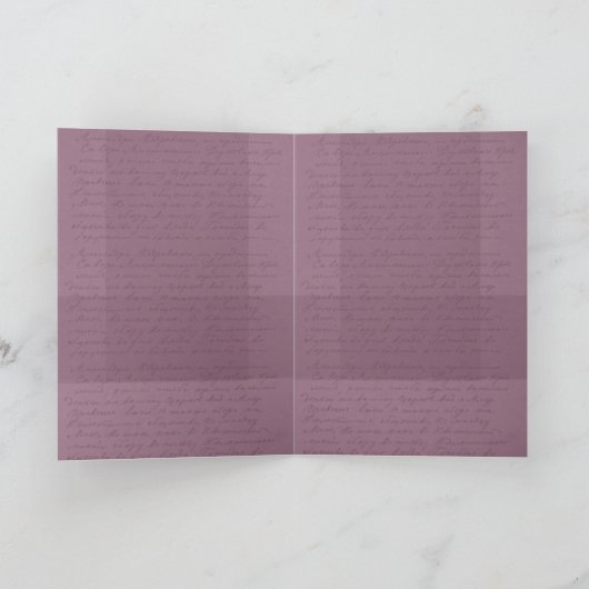 Gelukkige 60e verjaardag in roze en paarse kleuren kaart (Binnen)