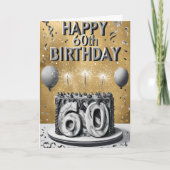 Gelukkige 60e verjaardag Kaart (Voorkant)