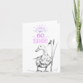 Gelukkige 60e verjaardag kaart (Voorkant)