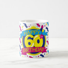 gelukkige 60e verjaardag koffiemok