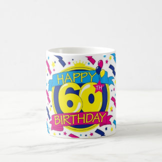 gelukkige 60e verjaardag koffiemok