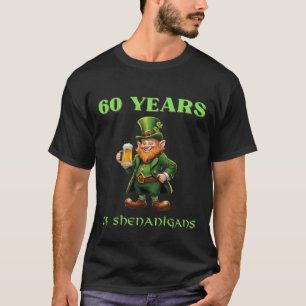 Gelukkige 60e verjaardag van Sint Patrick T-shirt
