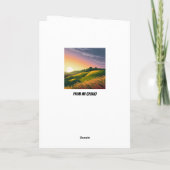 Gelukkige 60ste Niet Over de Heuvel Verjaardag Kaart (Achterkant)