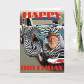 Gelukkige 60ste tot een oude klassieke verjaardag kaart (Voorkant)