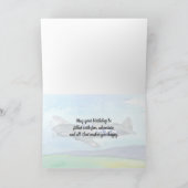 Gelukkige 60ste verjaardag broeder  Vliegtuig Kaart (Binnen)