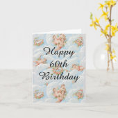 Gelukkige 60ste verjaardag. kaart (Gele Bloem)