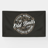 Gelukkige 60ste verjaardag, pap spandoek (Horizontaal)