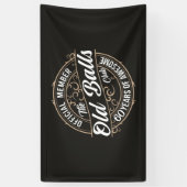 Gelukkige 60ste verjaardag, pap spandoek (Verticaal)