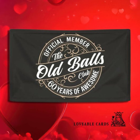 Gelukkige 60ste verjaardag, pap spandoek