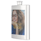 Gelukkige 60ste Verjaardag Script gepersonaliseerd Flacon (Links)