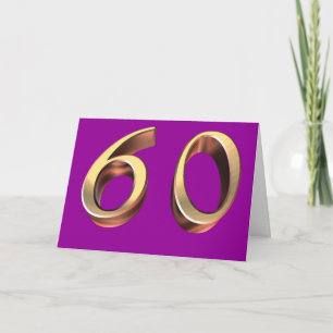 Gelukkige 60ste verjaardag sixties sixty 60 kaart