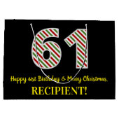 Gelukkige 61ste Verjaardag & Vrolijke Kerstmis, Do Groot Cadeauzakje (Achterkant)