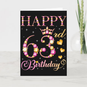 Gelukkige 63e verjaardag 63 jaar oude mannen vrouw kaart