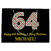 Gelukkige 64ste Verjaardag & Vrolijk Kerstmis, Dou Groot Cadeauzakje (Achterkant)