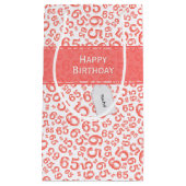 Gelukkige 65e Verjaardagspartij Koraal Nummer Patr Klein Cadeauzakje (Voorkant)