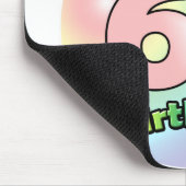 Gelukkige 65ste verjaardag (roze) muismat (Hoek)