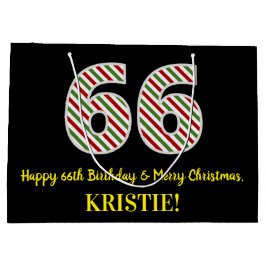 Gelukkige 66e Verjaardag & Vrolijke Kerstmis, Doua Groot Cadeauzakje