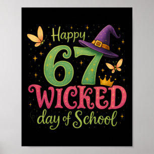 Gelukkige 67 boosaardige schooldag Fonkelende Magi Poster