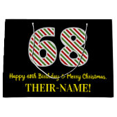 Gelukkige 68ste Verjaardag & Vrolijk Kerstmis, Dou Groot Cadeauzakje (Voorkant)