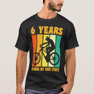 Gelukkige 6e Verjaardag 6 Jaar Oud Fietsen 6e B T-shirt