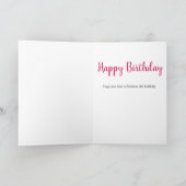 Gelukkige 6e Verjaardag Schattigee Puppy Dog Roze Kaart (Binnen)