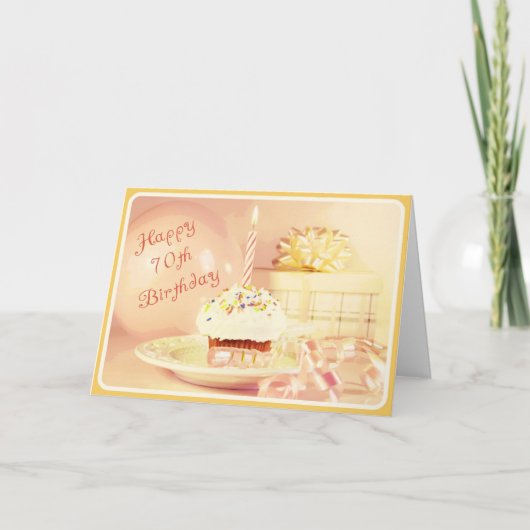 Gelukkige 70e verjaardag Kaart (Voorkant)