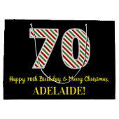 Gelukkige 70ste Verjaardag & Vrolijk Kerstmis, Dou Groot Cadeauzakje (Achterkant)