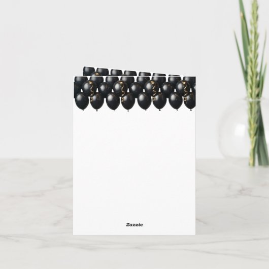 Gelukkige 70ste verjaardag wenskaart kaart (Achterkant)