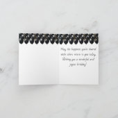 Gelukkige 70ste verjaardag wenskaart kaart (Binnen)