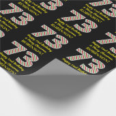 Gelukkige 73e Verjaardag & Vrolijke Kerstmis, Doua Cadeaupapier (Hoek)