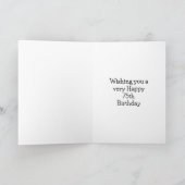 Gelukkige 75e verjaardag Kaart (Binnen)