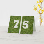 Gelukkige 75ste verjaardag! kaart (Gele Bloem)