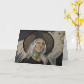 Gelukkige 7 kaart (Gele Bloem)