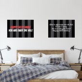 Gelukkige 80e verjaardag je bent over de heuvel ge muurkunst sets (Slaapkamer)