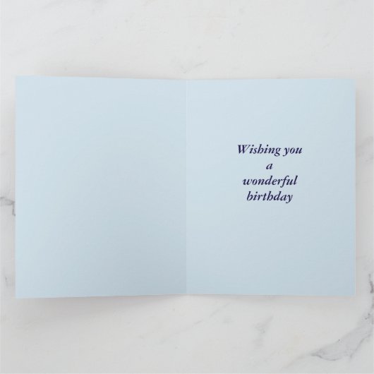 Gelukkige 80ste verjaardag kaart (Binnen)