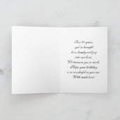 Gelukkige 80ste verjaardag, Stargazer Lily Bouquet Kaart (Binnen)